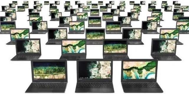 Alt view image 4 of 20 - Lenovo 300e Chromebook 2nd Gen 81MB007HUS 11.6" Touchscreen Chromebook - HD - 1366 x 768 - Intel Celeron N4020 Dual-core (2 Core) 1.10 GHz - 4 GB Total RAM - 32 GB Flash Memory - Black - Intel Ch
