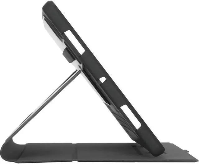 Alt view image 2 of 8 - Targus Click-In THZ919GL Carrying Case (Flip) for 10.5" Samsung Galaxy Tab A8 Tablet - Black - Drop Resistant - Thermoplastic Polyurethane (TPU) Body - 9.7" Height x 6.2" Width x 3.5" Depth - 1 Pack
