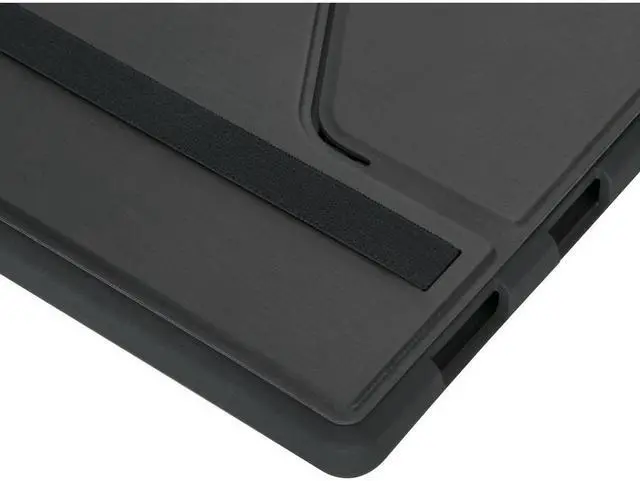Alt view image 4 of 8 - Targus Click-In THZ919GL Carrying Case (Flip) for 10.5" Samsung Galaxy Tab A8 Tablet - Black - Drop Resistant - Thermoplastic Polyurethane (TPU) Body - 9.7" Height x 6.2" Width x 3.5" Depth - 1 Pack