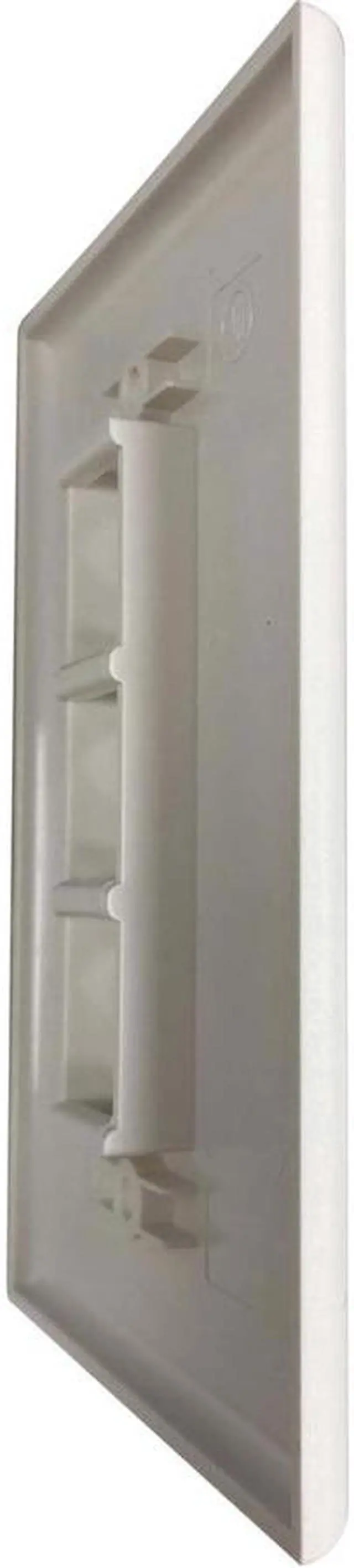 Alt view image 6 of 13 - Tripp Lite Safe-IT 3-Port Single-Gang Keystone Plate Ivory Matte N042AB003IVM