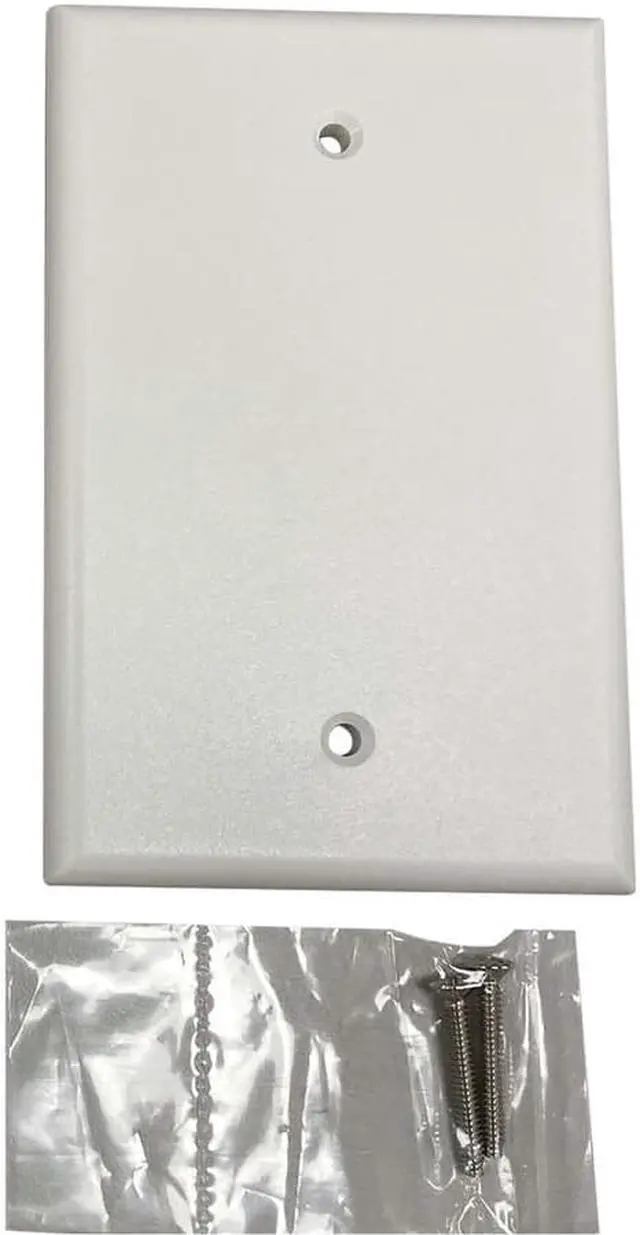 Alt view image 4 of 8 - Tripp Lite Safe-IT Blank Wall Plate Antibacterial Ivory Matte TAA N042AB000IVM