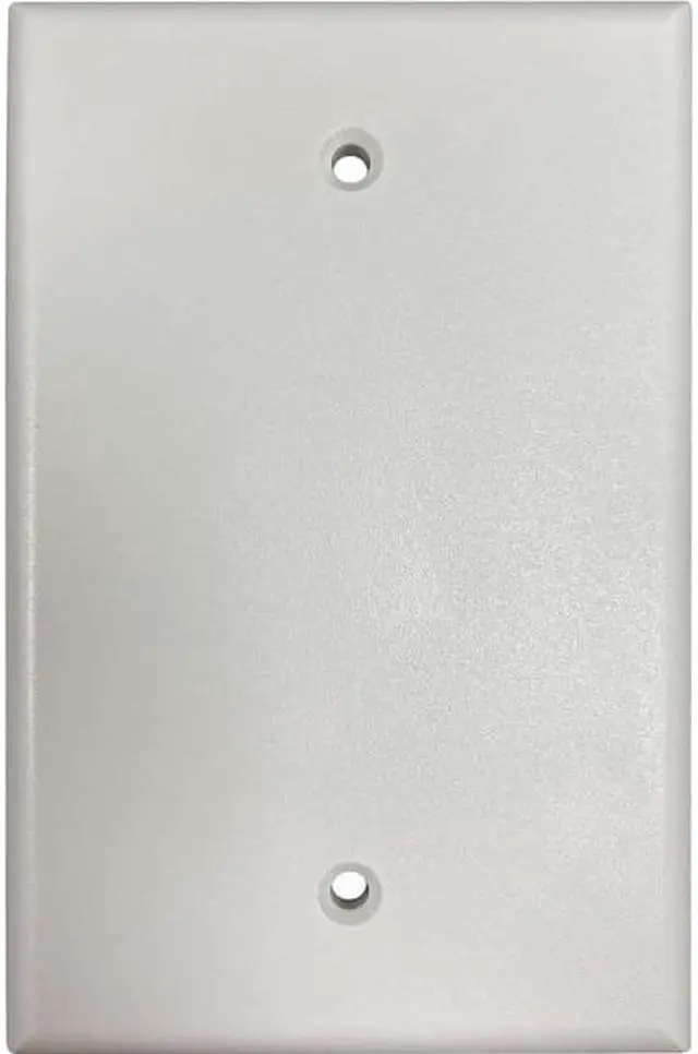 Alt view image 2 of 8 - Tripp Lite Safe-IT Blank Wall Plate Antibacterial Ivory Matte TAA N042AB000IVM