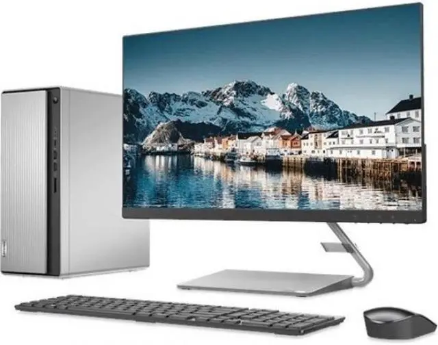 Alt view image 5 of 12 - Lenovo Desktop Computer IdeaCentre 5 14ACN6 90RX009GUS AMD Ryzen 7 5700G 16GB DDR4 512GB PCIe SSD AMD Radeon Graphics Windows 11 Home 64-bit