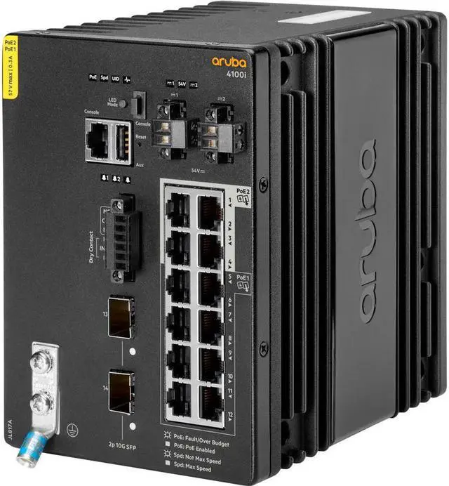 Alt view image 3 of 6 - Aruba CX 4100i Ethernet Switch JL817A