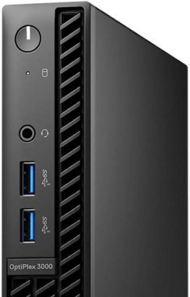 Alt view image 2 of 14 - Dell OptiPlex 3000 Desktop Computer - Intel Core i5 12th Gen i5-12500T Hexa-core (6 Core) 2 GHz - 8 GB RAM DDR4 SDRAM - 256 GB M.2 PCI Express NVMe 3.0 x4 SSD - Micro PC - Black - Intel Chip - Windows