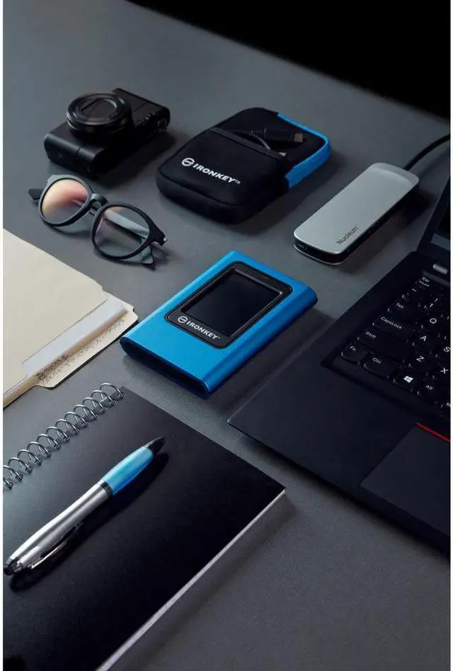 Alt view image 5 of 20 - Kingston IronKey Vault Privacy 80 960GB External SSD | FIPS 197 | XTS-AES 256GB Encrypted | Touch Screen PIN | Secure Data Protection | IKVP80ES/960G