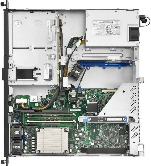 Alt view image 3 of 6 - HPE P44114-B21 ProLiant DL20 G10 Plus 1U Rack Server - 1 x Intel Xeon E-2314 2.80 GHz - 16 GB RAM - Serial ATA Controller