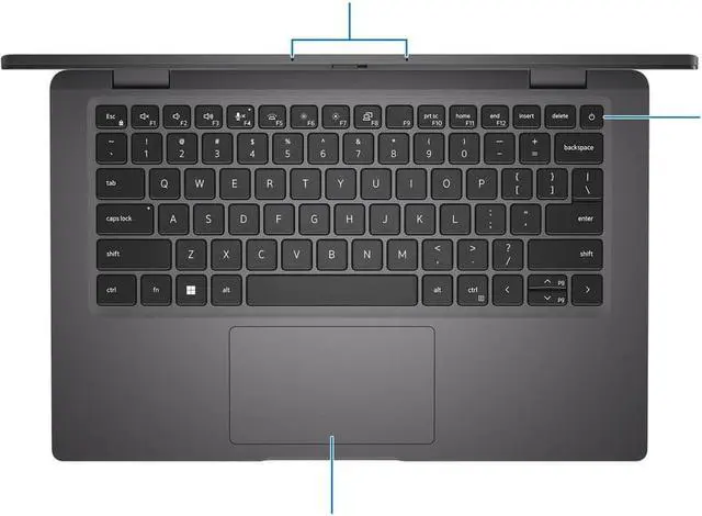 Alt view image 7 of 16 - Dell Latitude 7330 13.3" 16GB 512GB SSD Core i7-1255U 3.5GHz Win10P, Carbon Fiber