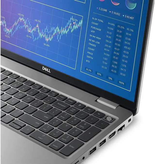 Alt view image 5 of 10 - Dell Precision 3000 3571 15.6" Mobile Workstation - Full HD - 1920 x 1080 - Intel Core i7 12th Gen i7-12800H Dodeca-core (12 Core) 2.40 GHz - 32 GB Total RAM - 512 GB SSD - Titan Gray