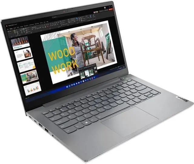 Alt view image 10 of 20 - Lenovo ThinkBook 14 G4 IAP 21DH000RUS 14" Notebook - Full HD - 1920 x 1080 - Intel Core i5 12th Gen i5-1235U Deca-core (10 Core) 1.30 GHz - 8 GB Total RAM - 8 GB On-board Memory - 256 GB SSD - Mi