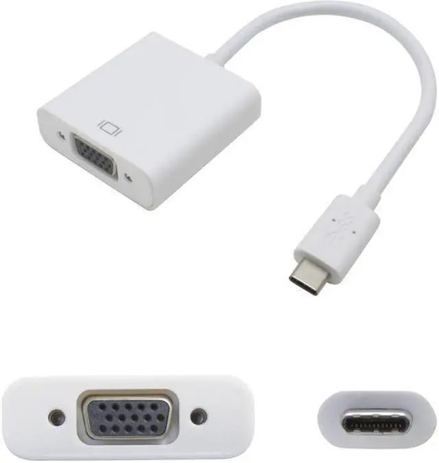 Alt view image 4 of 4 - AddOn 5-pack 8in USB 3.1 (C) to VGA Adapter Cable - Display adapter - USB T (it may take up to 15 days to be received)