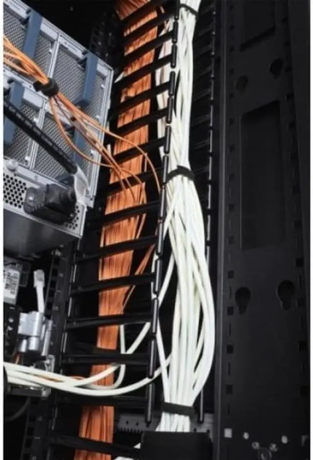 Alt view image 4 of 14 - 2QTY VERTICAL CABLE MANAGER FOR