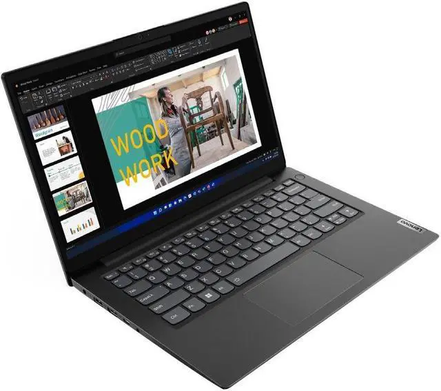 Alt view image 7 of 15 - Lenovo V14 G3 ABA 82TU0006US 14" Notebook - Full HD - 1920 x 1080 - AMD Ryzen 3 5425U 2.70 GHz - 8 GB Total RAM - 256 GB SSD - Business Black - Intel Chip - Windows 11 Pro - AMD Radeom Graphics -