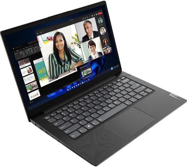 Alt view image 9 of 12 - Lenovo V14 G3 IAP 82TS005QUS 14" Notebook - Full HD - 1920 x 1080 - Intel Core i5 12th Gen i5-1235U Quad-core (4 Core) 1.30 GHz - 8 GB Total RAM - 256 GB SSD - Business Black - Intel Chip - Windo