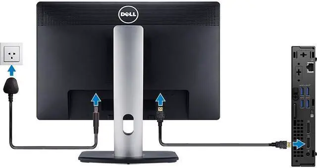 Alt view image 8 of 11 - Dell OptiPlex 7000 Desktop Computer - Intel Core i5 12th Gen i5-12500T Hexa-core (6 Core) 2 GHz - 8 GB RAM DDR4 SDRAM - 256 GB M.2 PCI Express NVMe 3.0 x4 SSD - Micro PC - Black