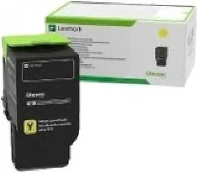 Alt view image 4 of 11 - Lexmark - 78C1XYE - Lexmark Unison Original Toner Cartridge - Yellow - Laser - Extra High Yield - 5000 Pages