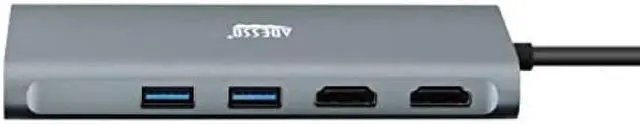 Alt view image 2 of 12 - Adesso 9-in-1 USB-C Multi-Port Docking Station (TAA Compliant)