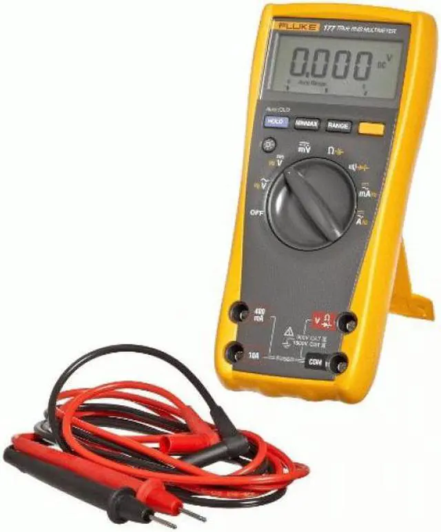 Alt view image 8 of 12 - Fluke 177 True RMS Digital Multimeter with backlight