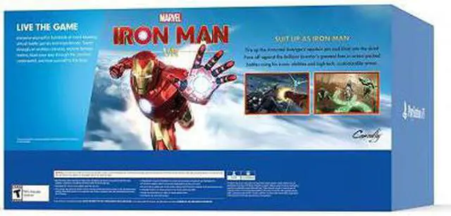 Alt view image 5 of 5 - playstation vr marvel's iron man vr bundle
