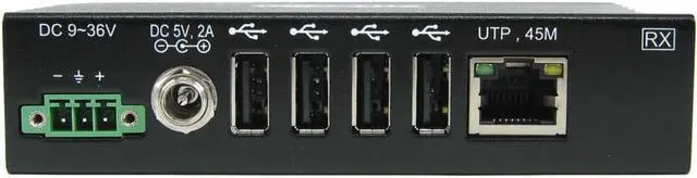 Alt view image 8 of 19 - USB OVER CAT5CAT6 EXTENDER KIT 4PORT