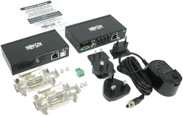 Alt view image 10 of 19 - USB OVER CAT5CAT6 EXTENDER KIT 4PORT