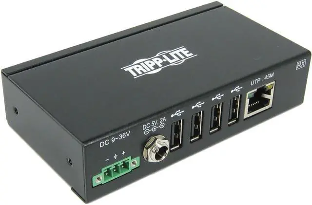 Alt view image 11 of 19 - USB OVER CAT5CAT6 EXTENDER KIT 4PORT