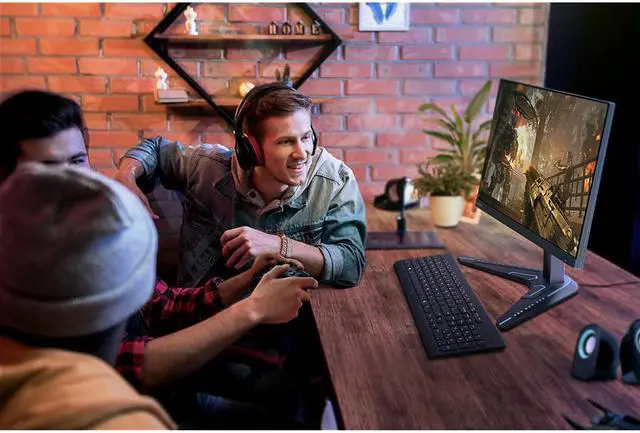 Alt view image 13 of 13 - Lenovo G27-20 27" Gaming Monitor, FHD, IPS, 144Hz, 1ms, FreeSync Premium and NVIDIA G-SYNC Compatible, NearEdgeless, VESA Mount, Height and Tilt Adjust, HDMI, DP