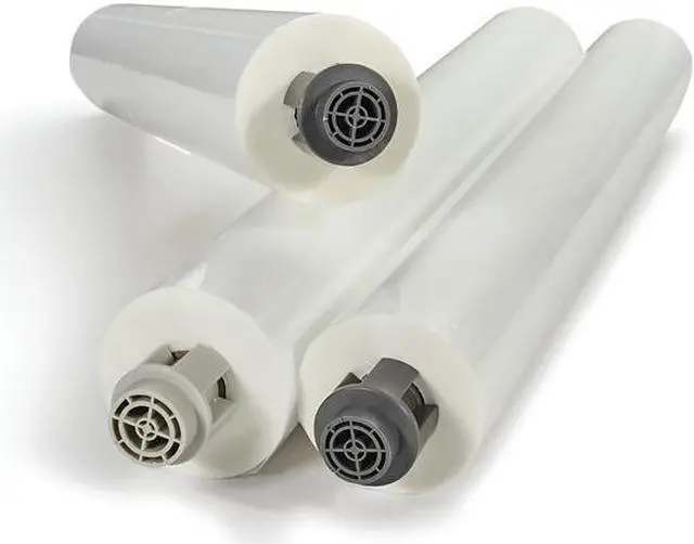 Alt view image 7 of 12 - GBC GBC EZ Load Gray End Cap Laminating Roll Film, Low Temp, Gloss, 25 x 250'',