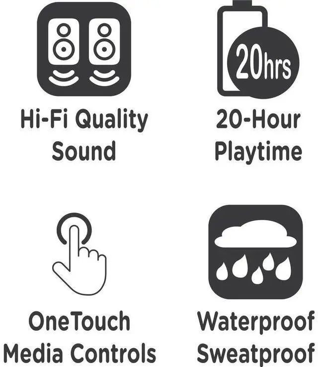 Alt view image 5 of 10 - Morpheus 360 Spire True Wireless Earbuds - Bluetooth In-Ear Headphones with Microphone - TW1500L - HiFi Stereo - 20 Hour Playtime - Binaural - In-ear Wireless Headphones - Magnetic Charging Case - USB