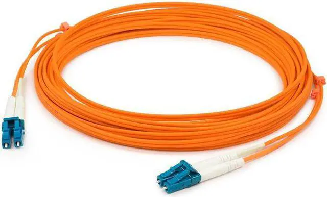 Alt view image 5 of 8 - AddOncomputer.com 2m Multi-Mode fiber (MMF) Duplex LC/LC OM1 Orange Patch Cable