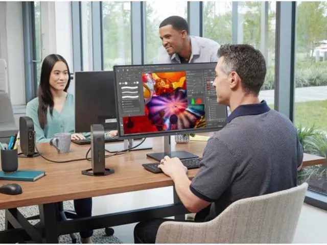 Alt view image 2 of 12 - HP t640 Thin ClientAMD Ryzen R1505G Dual-core (2 Core) 2.40 GHz - TAA Compliant - 4 GB RAM DDR4 SDRAM - 32 GB Flash - AMD Radeon Vega 3 - Gigabit Ethernet - DisplayPort - Network (RJ-45) - 2 USB 2.0 P