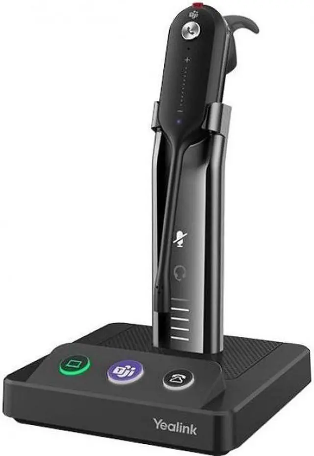Alt view image 13 of 17 - DECT WRLS UC HEADSET SUPPORT ACOUSTIC SHIELD&BUSY LIGHT