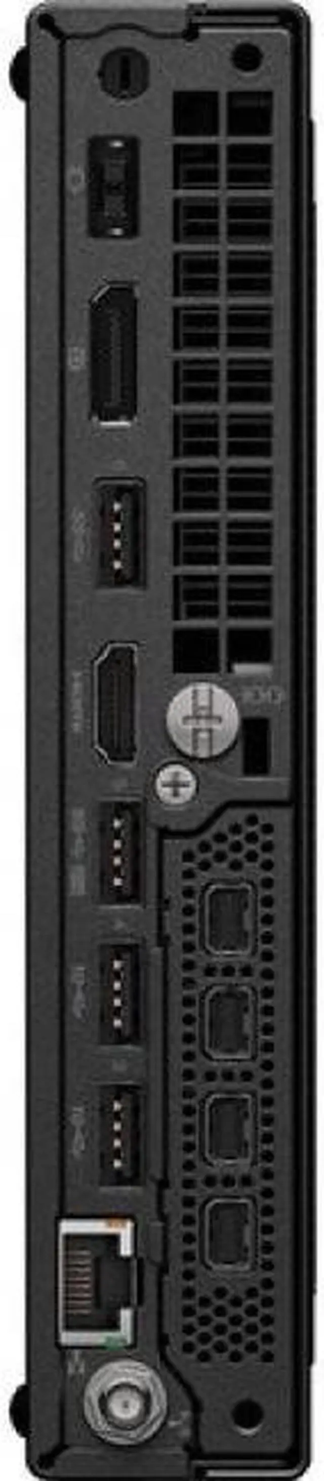 Alt view image 3 of 9 - Lenovo ThinkStation P350 30EF001HUS Workstation - 1 x Intel Core i5 Hexa-core (6 Core) I5-11400T 11th Gen 1.30 GHz - 8 GB DDR4 SDRAM RAM - 256 GB SSD - Tiny - Raven Black - Windows 10 Pro 64-bit - NVI