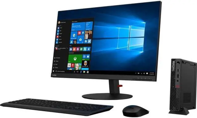 Alt view image 4 of 9 - Lenovo ThinkStation P350 30EF001HUS Workstation - 1 x Intel Core i5 Hexa-core (6 Core) I5-11400T 11th Gen 1.30 GHz - 8 GB DDR4 SDRAM RAM - 256 GB SSD - Tiny - Raven Black - Windows 10 Pro 64-bit - NVI