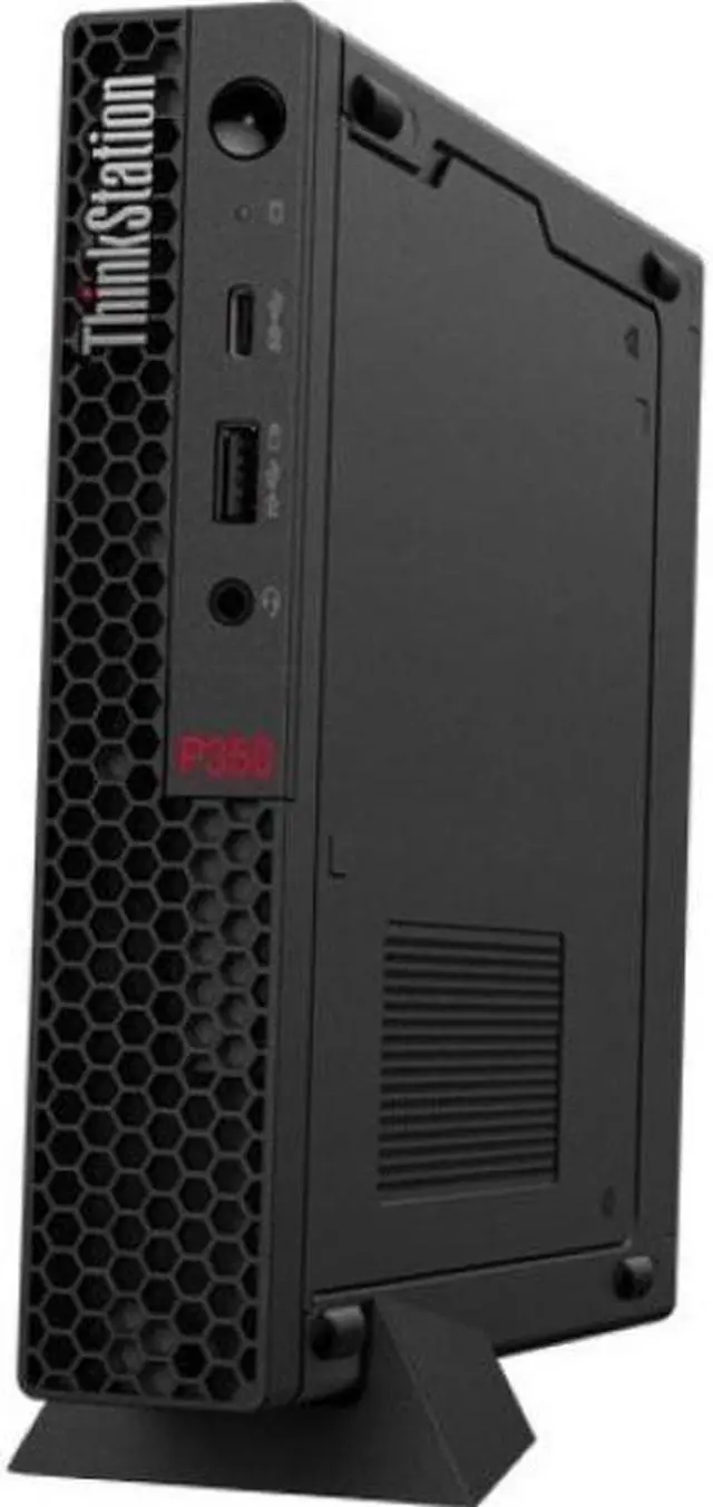 Alt view image 6 of 9 - Lenovo ThinkStation P350 30EF001HUS Workstation - 1 x Intel Core i5 Hexa-core (6 Core) I5-11400T 11th Gen 1.30 GHz - 8 GB DDR4 SDRAM RAM - 256 GB SSD - Tiny - Raven Black - Windows 10 Pro 64-bit - NVI