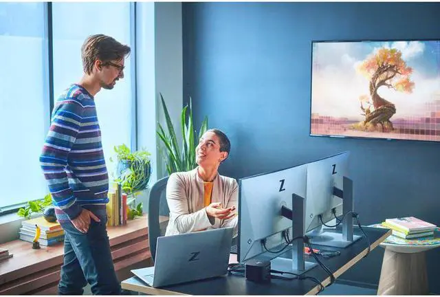 Alt view image 10 of 20 - HP Z27xs G3 4K USB-C DreamColor Display 27" 4K UHD (3840 x 2160) 40-60 Hz