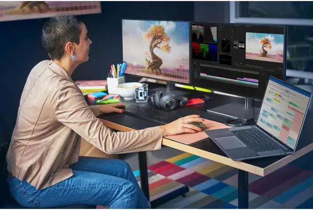 Alt view image 8 of 20 - HP Z27xs G3 4K USB-C DreamColor Display 27" 4K UHD (3840 x 2160) 40-60 Hz