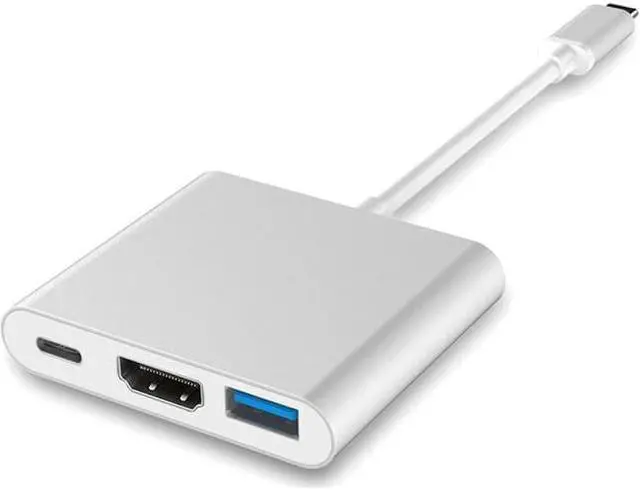 Alt view image 2 of 5 - 4XEM 3-in-1 USB-C Docking Station with 4K HDMI and USB 3.0