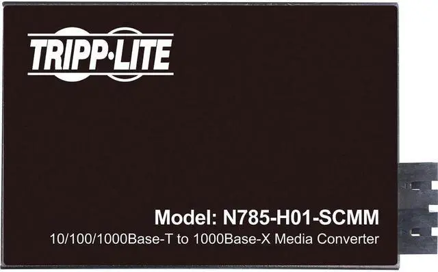 Alt view image 7 of 20 - Tripp Lite 500m Hardened Gigabit Fiber to Fiber Media Converter N785H01SCMM