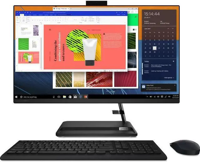 Alt view image 6 of 16 - Lenovo All-in-One Computer IdeaCentre AIO 3 27ITL6 F0FW00L8US Intel Core i5-1135G7 8GB DDR4 256GB PCIe SSD 27" Touchscreen Windows 11 Home 64-bit