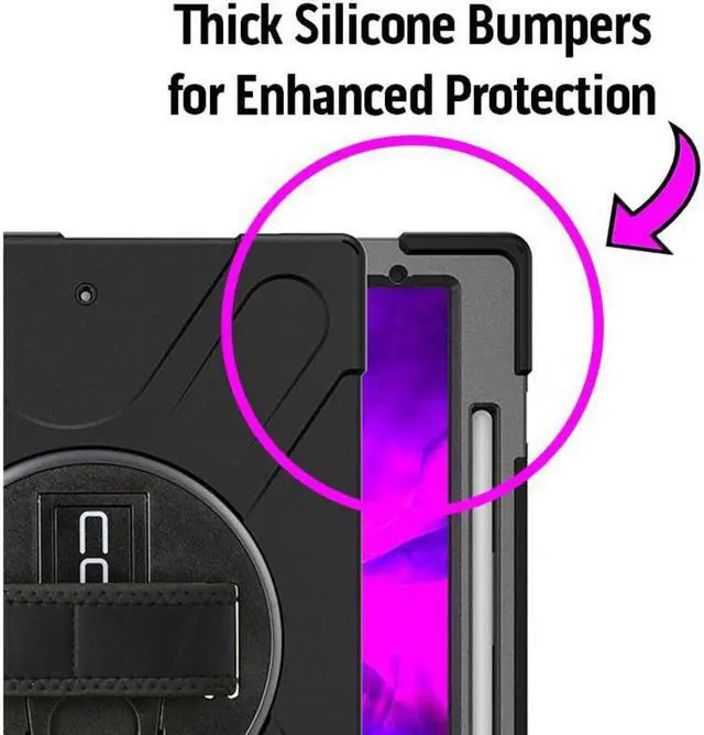 Alt view image 6 of 12 - Codi Rugged Carrying Case Apple iPad mini 6th Generation Tablet Black C30705064