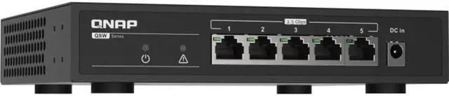 Alt view image 7 of 13 - Qnap QSW-1105-5T-US Unmanaged Switch