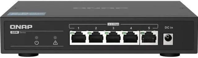 Alt view image 6 of 13 - Qnap QSW-1105-5T-US Unmanaged Switch