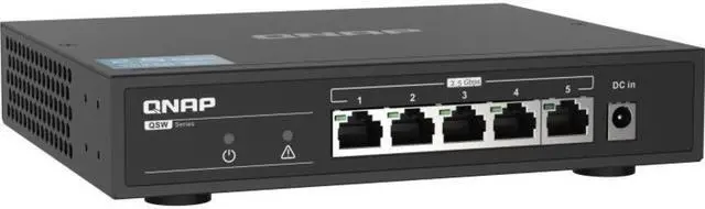 Alt view image 11 of 13 - Qnap QSW-1105-5T-US Unmanaged Switch