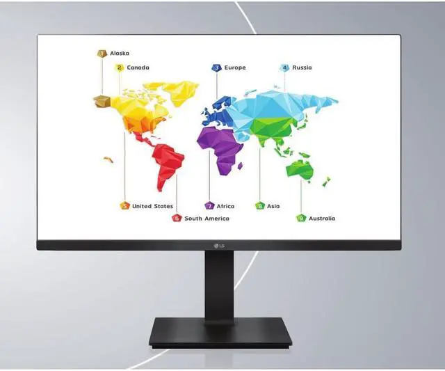 Alt view image 6 of 15 - LG 27BP450Y-I 27" Full HD Direct LED LCD Monitor - 16:9 - Black - TAA Compliant - 27" Class - In-plane Switching (IPS) Technology - 1920 x 1080 - 16.7 Million Colors - FreeSync - 250 Nit - 5
