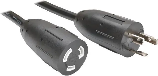Alt view image 9 of 11 - Tripp Lite Heavy-Duty Power Extension Cord, 20A, 12AWG (NEMA L5-20P to NEMA L5-20R), Locking Connectors, 6 ft. (P046-006-LL)