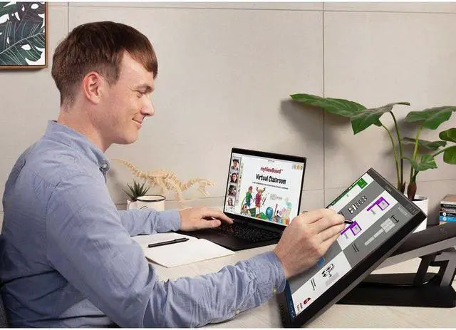 Alt view image 3 of 20 - ViewSonic ViewBoard ID2455 23.8" LCD Touchscreen Monitor - 16:9 - 6 ms GTG (OD) - 24" Class - Projected Capacitive - 10 Point(s) Multi-touch Screen - 1920 x 1080 - Full HD - In-plane Switchi