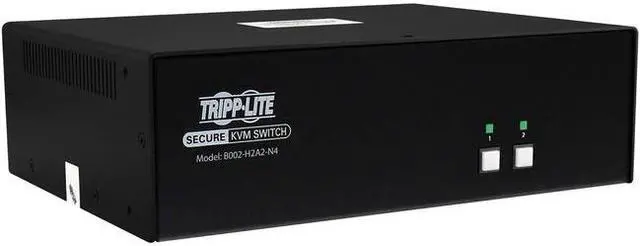Alt view image 2 of 10 - Tripp Lite by Eaton Secure KVM Switch, 2-Port, Dual Head,HDMI to HDMI, 4K, TAA