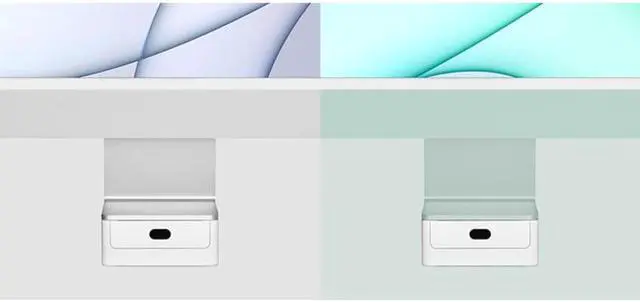 Alt view image 2 of 10 - Rain Design mBase 24in iMac 2x5.1x5.8in White Aluminum