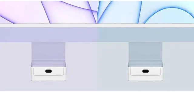 Alt view image 5 of 10 - Rain Design mBase 24in iMac 2x5.1x5.8in White Aluminum